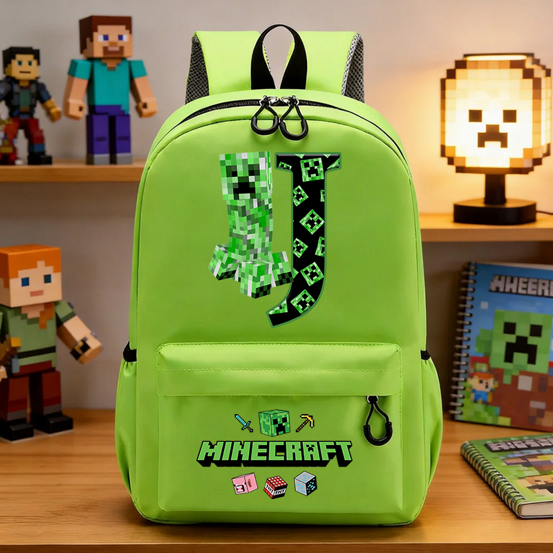 Anime Merchandise Bag - Tas Sekolah Dasar Miner Crafting Pixel