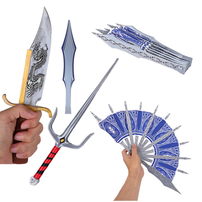 Cosplay Prop Sword - Mortal Cosplay Kombat Kipas Lipat Fantasia