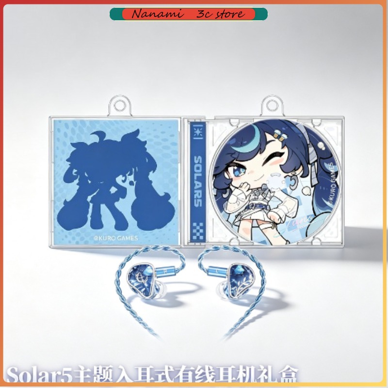 Anime Game Merchandise - Pra-penjualan Wuthering Waves Solar5 Uno Earphone
