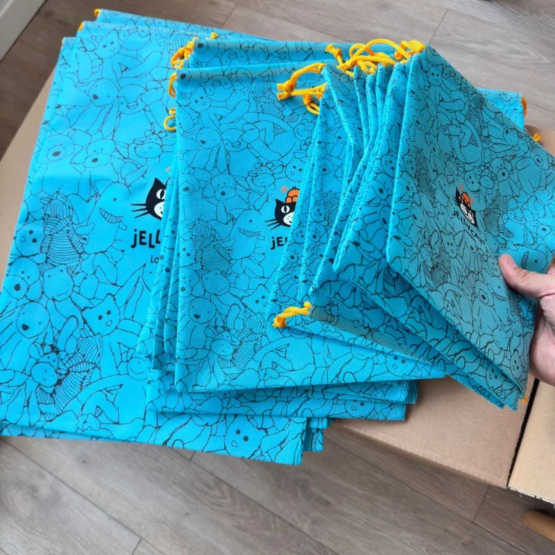 Anime Merchandise Bag - Tas Kain Non Woven Biru Kawaii,