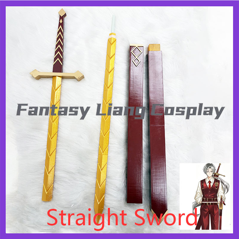 Cosplay Prop Sword - Pedang Lurus Properti Cosplay Game Limbus