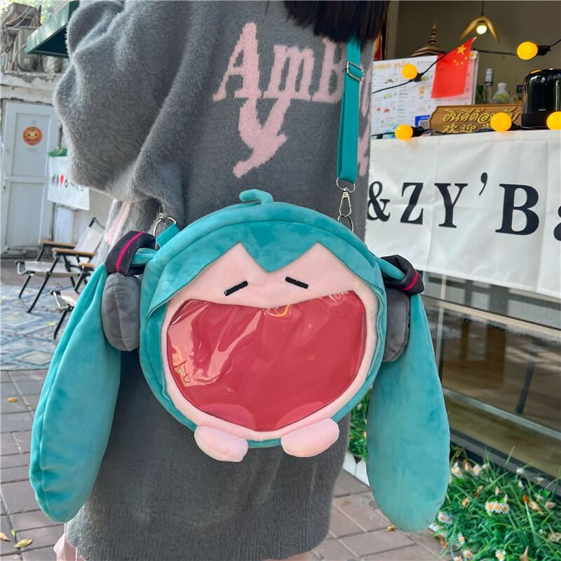 Tas Selempang Plush Hatsune Mi - Anime Merchandise Bag ulasan dan harga