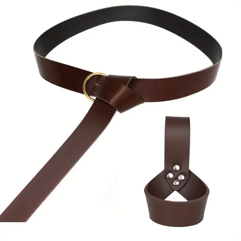 Sabuk Kulit Retro Viking denga - Cosplay Prop Sword ulasan dan harga