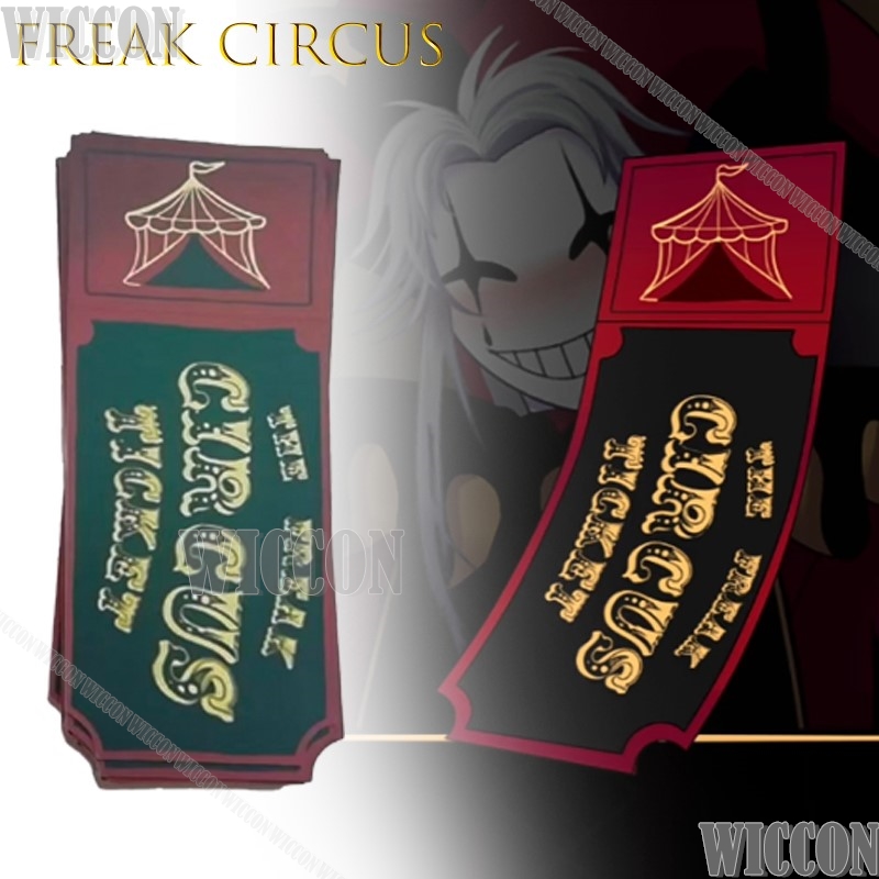 Kartu Tiket Freak Circus Merah - Anime Merchandise Europe ulasan dan harga