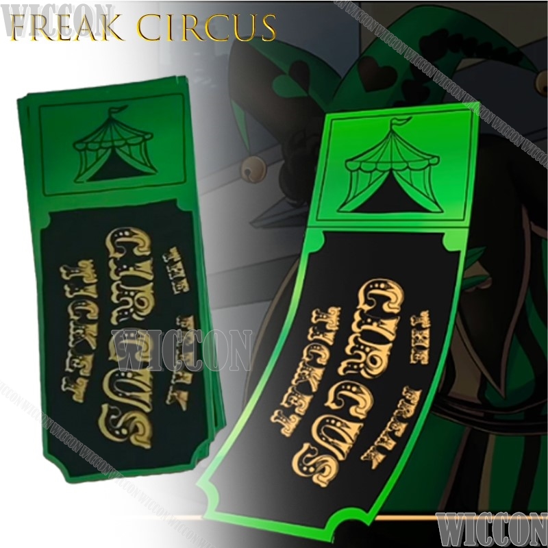 Kartu Tiket Freak Circus Merah - Anime Merchandise Europe ulasan dan harga