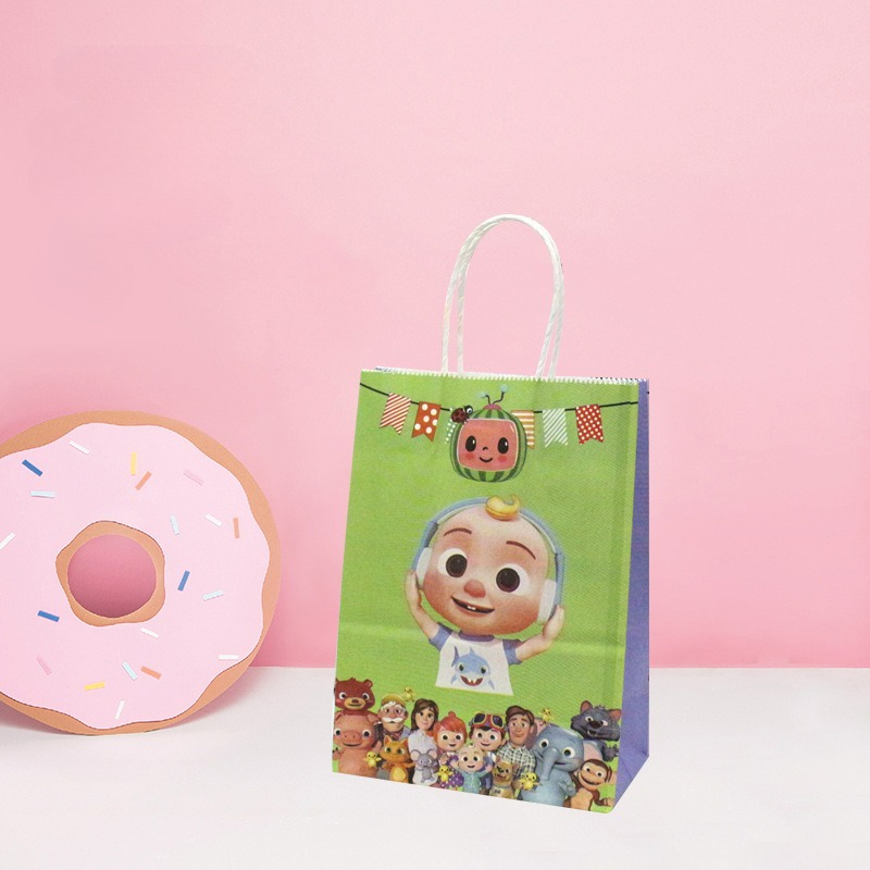 Set Tas Hadiah Pesta Cocomelon - Anime Merchandise Bag ulasan dan harga