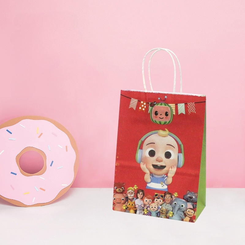 Set Tas Hadiah Pesta Cocomelon - Anime Merchandise Bag ulasan dan harga