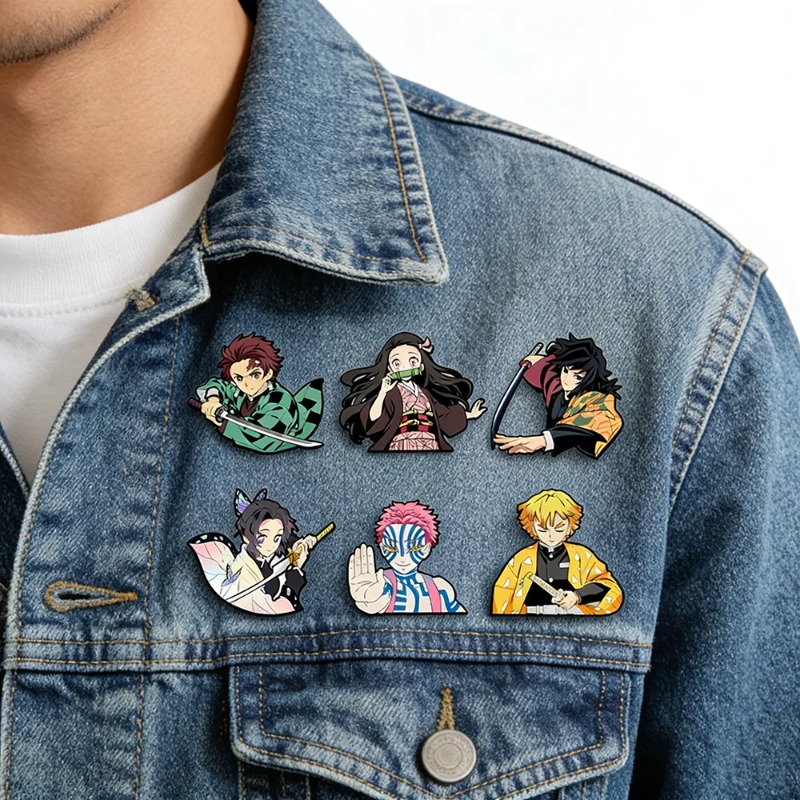 6 Buah Bros Kartun Demon Slaye - Anime Merchandise Bag ulasan dan harga