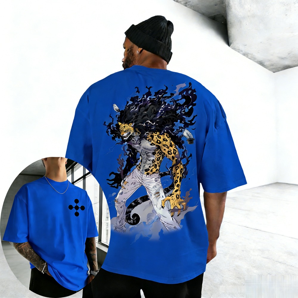 Kaos Katun Unisex Rob Lucci On - Anime Merchandise Store In Japan ulasan dan harga