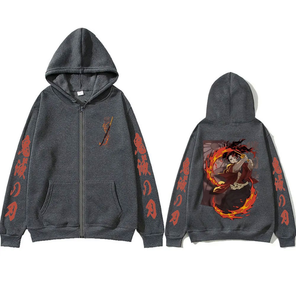 Hoodie Resleting Merchandise D - Anime Merchandise Store In Japan ulasan dan harga