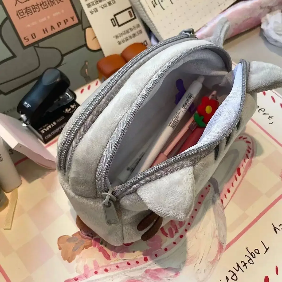 Kotak Pensil Pusheen Lucu Kart - Anime Merchandise Bag ulasan dan harga